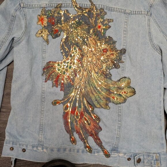 BOOM BOOM Jean Jacket w/ Embroidery - Picture 2 of 6